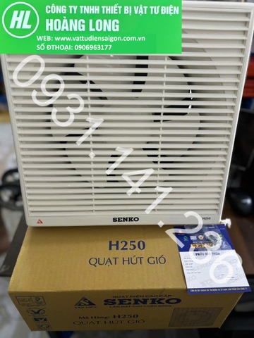 SENKO - Quạt hút gắn tường 2 chiều H150, H200, H250