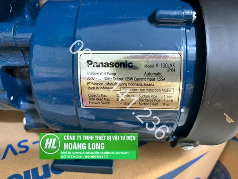 PANASONIC CHÍNH HÃNG - Bơm tăng áp 125w A-130JAK-SV5 hàng mới 100% nguyên thùng.