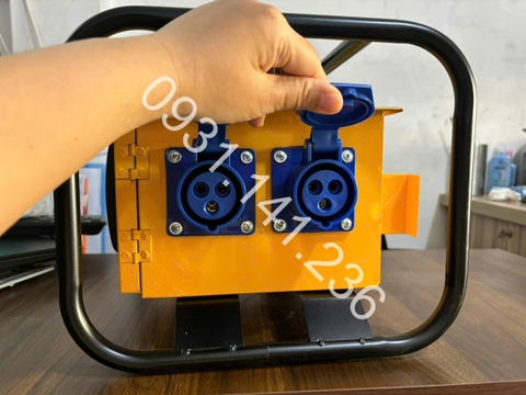 TỦ NGUỒN ĐIỆN TẠM THI CÔNG CÔNG TRÌNH DI ĐỘNG 1 PHA SẮT VÀNG