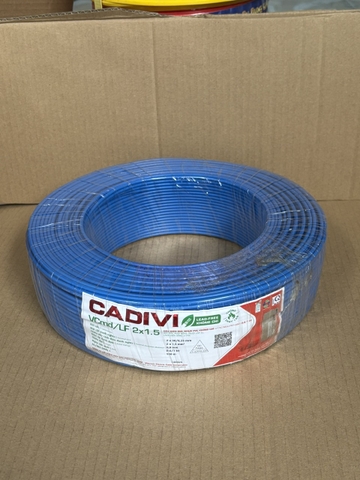 (GIÁ 100 MÉT ) Dây điện Cadivi đôi mềm VCmd 2x1.5 (VCmd2x30)