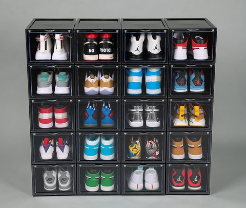 Combo 20 hộp đựng giày Rapbox đen