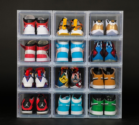 COMBO 12 Hộp Đựng Giày RAPBOX | Màu Trắng