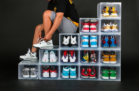 Combo 16 hộp đựng giày rapbox | Màu Trắng