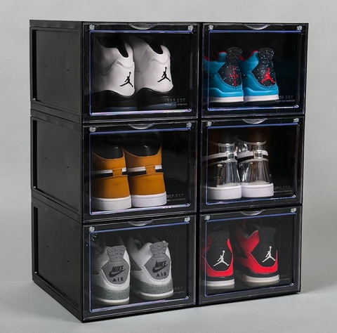 combo 6 hộp đựng giày Rapbox đen