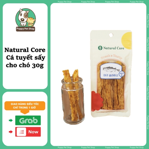 Đồ thưởng Natural Core cho chó Cá tuyết sấy 30g