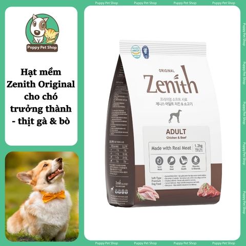 Hạt mềm Zenith Original cho chó trưởng thành vị thịt gà & bò