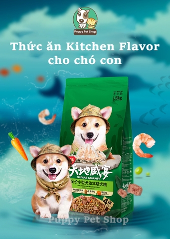 Thức ăn Kitchen Flavor cho chó con Small Breed Puppy Vị Tôm Nam