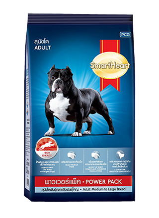 Thức ăn hạt dành cho Chó trưởng thành trên 12 tháng tuổi - Smartheart Power Pack Puppy