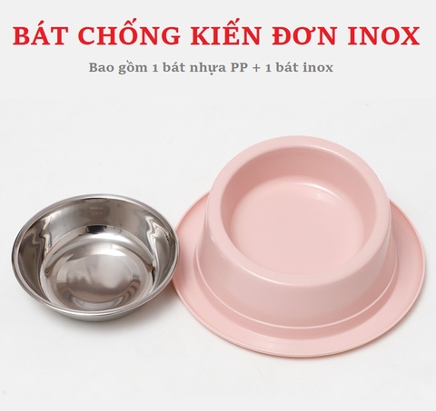 Bát chống kiến đơn inox