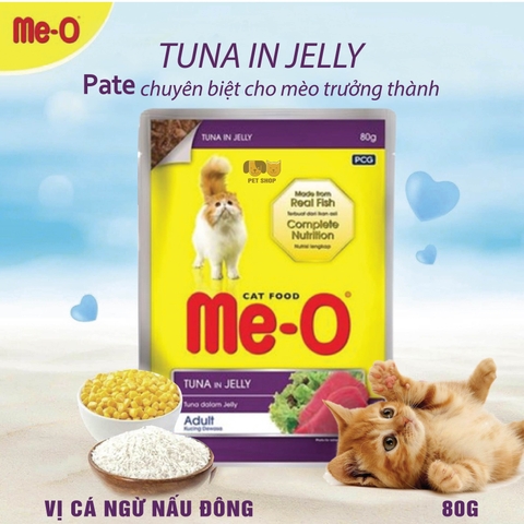Pate mèo Me-O Gói 80g