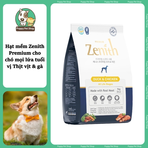 Hạt mềm Zenith Premium cho chó mọi lứa tuổi