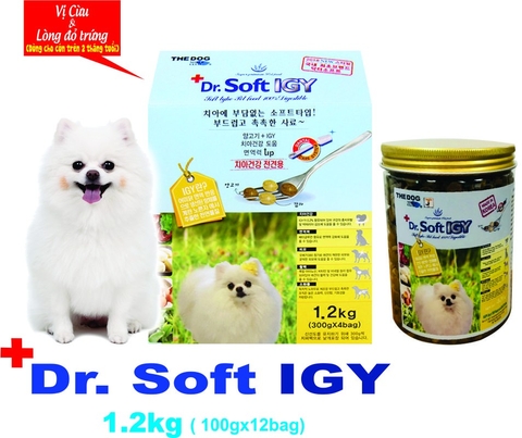 Thức ăn hạt mềm cho Chó trên 2 tháng tuổi Dr.Soft IGY