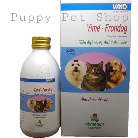 🕷🦂Thuốc trị ve, bọ chét Vime – Frondog 250ml 🐜🦗