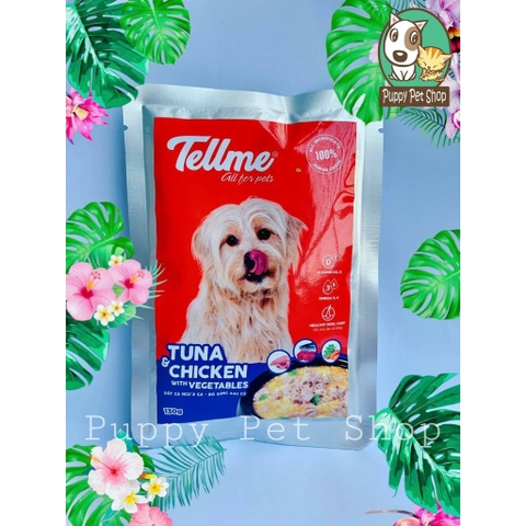 Sốt Tellme dành cho chó - Vị Cá Ngừ & Gà rau