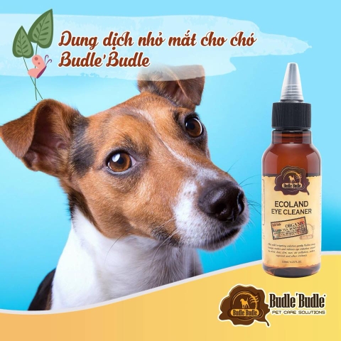 Budle'Budle Eye Cleaner BB115 - Dung dịch nhỏ mắt cho chó 120ml