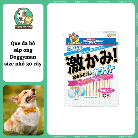 Que da bò sáp ong cho chó Doggyman size nhỏ 30 cây