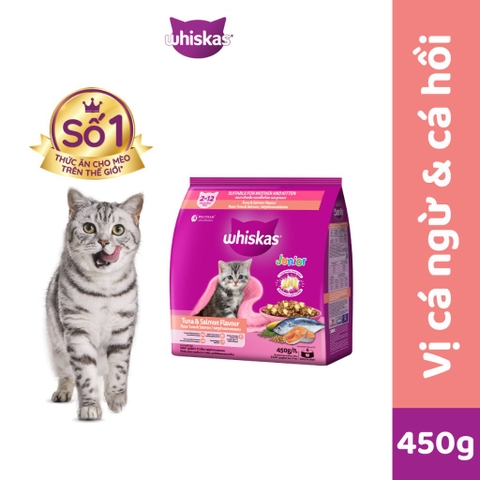Hạt Whiskas Kitten cho Mèo con dưới 12 tháng tuổi 1.1kg