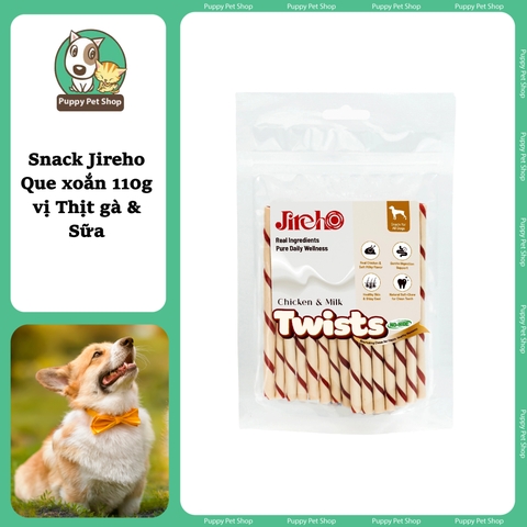 Snack Jireho Que xoắn 110g