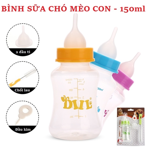 Bình sữa chó mèo con 150ml