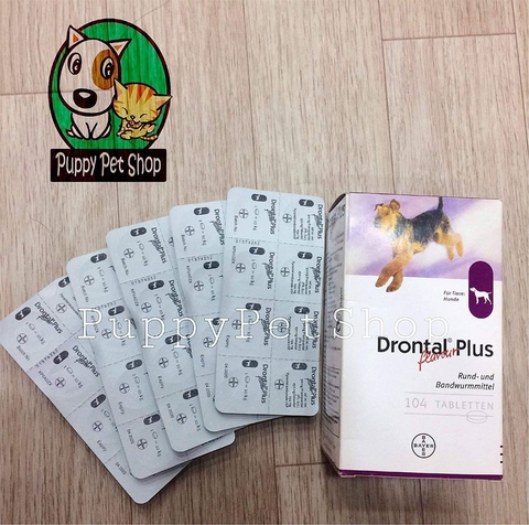 BAYER DRONTAL PLUS - THUỐC XỔ GIUN CHO CHÓ