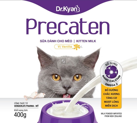 Sữa bột cho mèo con Dr.Kyan Precaten