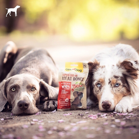 Bánh thưởng cao cấp cho chó Gimdog Superfood Meat Bones  