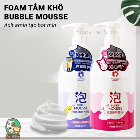 Foam Tắm Khô dành cho Chó Mèo Bubble Mousse