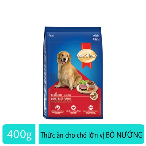 Thức ăn hạt cho Chó Trưởng Thành SmartHeart Adult Vị Thịt Bò Nướng