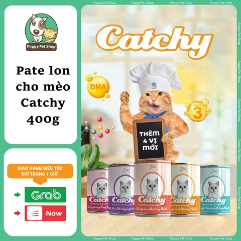 Pate lon Catchy cho mèo 400g