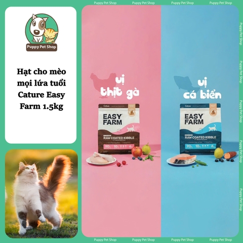 Hạt cho mèo mọi lứa tuổi Cature Easy Farm 1.5kg