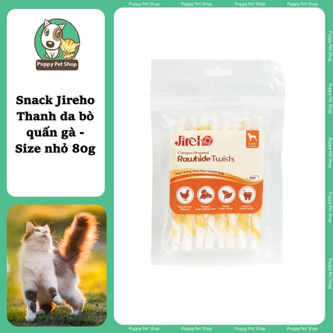 Snack Jireho Thanh da bò quấn gà