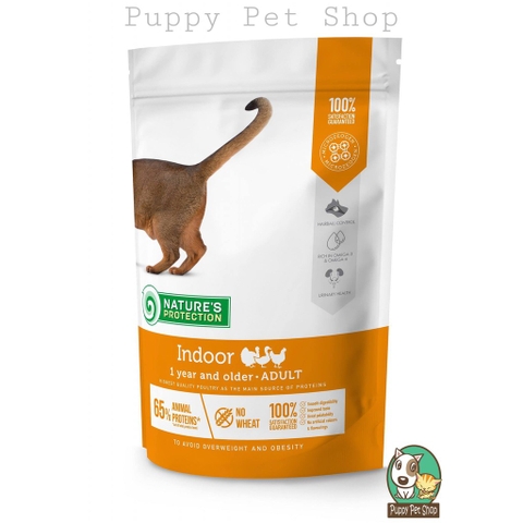 Thức ăn giàu thịt gia cầm cho mèo trưởng thành - Nature's Protection Indoor