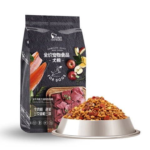 Thức ăn cho Chó Captain - Mix Bò, Phomai, Cá hồi