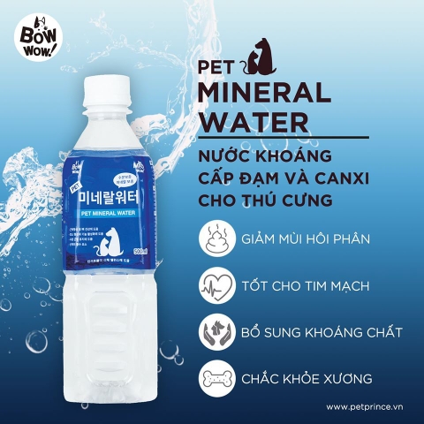 Nước khoáng cấp đạm & canxi