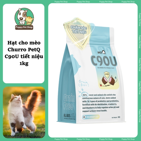 Hạt cho mèo Churro PetQ C90U tiết niệu 1kg
