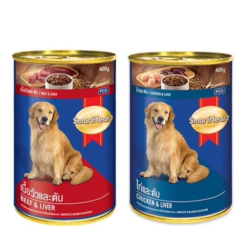 Pate lon dành cho Chó lớn - Smartheart 400g