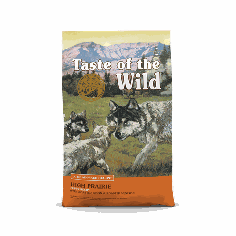 Thức ăn cho chó con -Taste Of The Wild High Prarie Puppy-Bò rừng & Nai nướng
