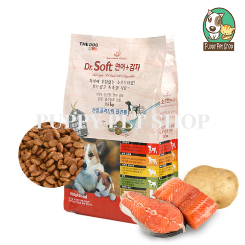Hạt mềm Dr.Soft Salmon & Potato cho chó vị cá hồi và khoai tây 🥔🍣