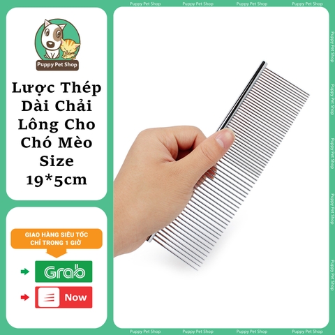 Lược thép dài chải lông cho Thú cưng