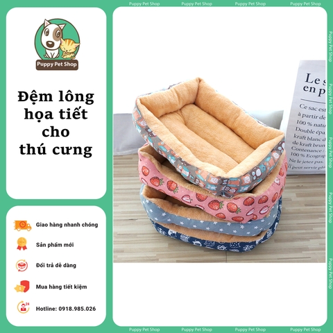 Đệm ấm cho thú cưng, chó mèo lót lông