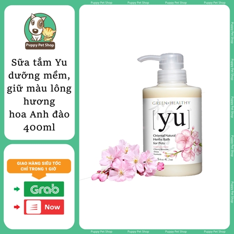 Sữa tắm Yu  dưỡng mềm – giữ màu lông hương hoa Anh Đào