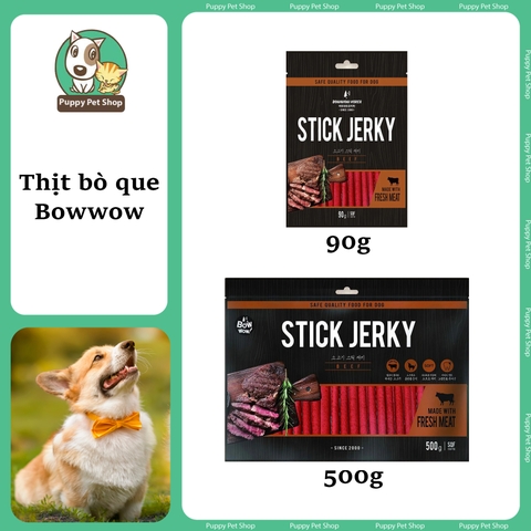 🥨 🐶 Thịt bò que cho chó Bowwow beef stick 🥖 🥩