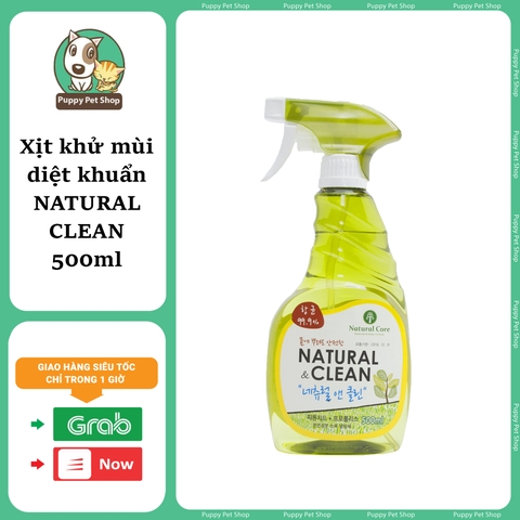 Xịt khử mùi diệt khuẩn Natural Clean 500ml