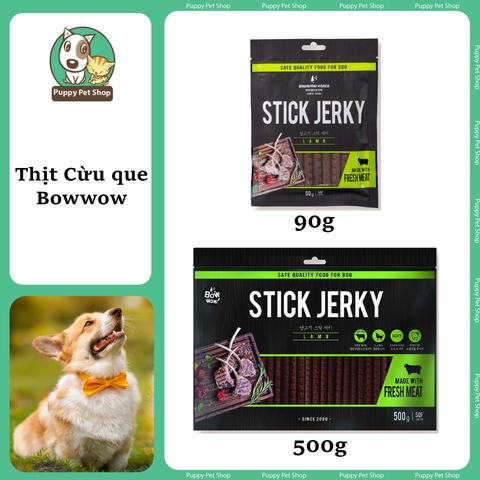 🥨 🐶 Thịt cừu que cho chó Bowwow lamb stick 🥖 🐐