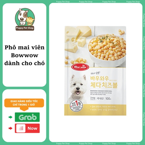 Bánh thưởng Bowwow cho Chó phomai viên 100g
