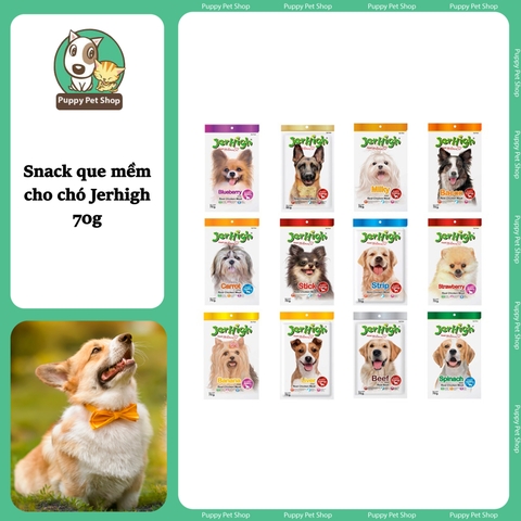 Snack que mềm cho chó Jerhigh 70g