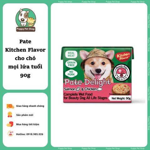Pate Kitchen Flavor Delite Chó mọi lứa tuổi 90g