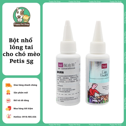 Bột nhổ lông tai cho Chó Mèo Petis Ear Powder