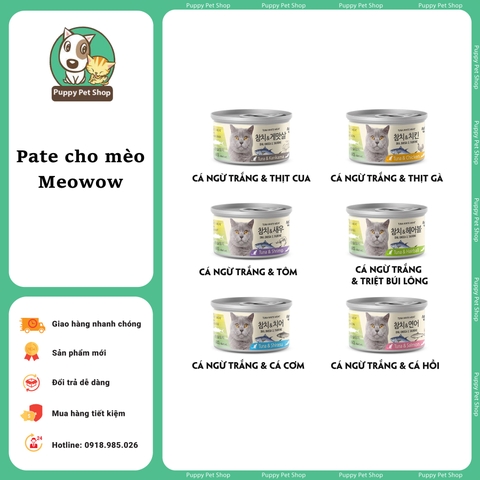 Pate cho mèo MEOWOW 80g