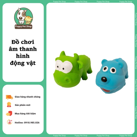 Đồ chơi cho thú cưng - Đồ chơi phát ra âm thanh hình động vật cho Chó